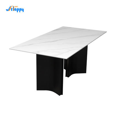 1800mm Modern Design Ceramic Top Dining Table DT-1019 With Flat Packed