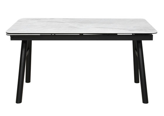 High Stability 850mm Ceramic Extendable Dining Table With Smooth Surface