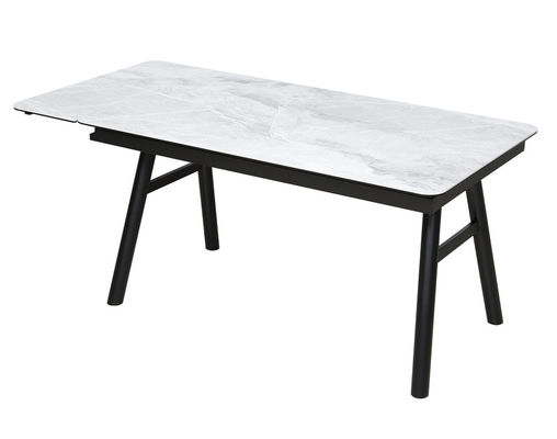 High Stability 850mm Ceramic Extendable Dining Table With Smooth Surface