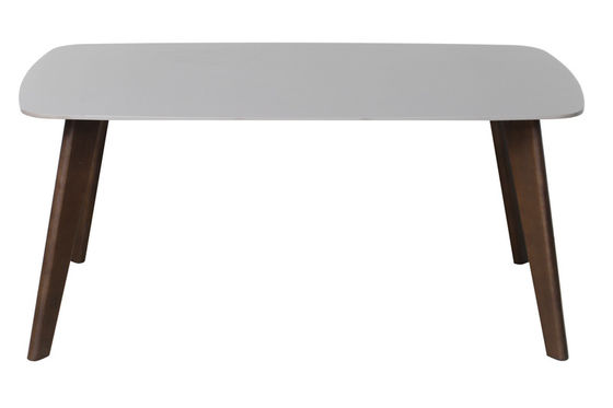 1600*850mm Ceramic  Top  Dining Table With Fixed Type Wooden  Leg