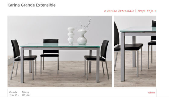 1700mm Extendable Glass Dining Table Impact Resistant With Iron legs