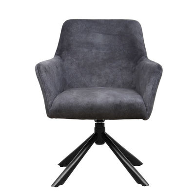 Grey Modern Swivel Chair Dining Room Furniture With Customizable Size
