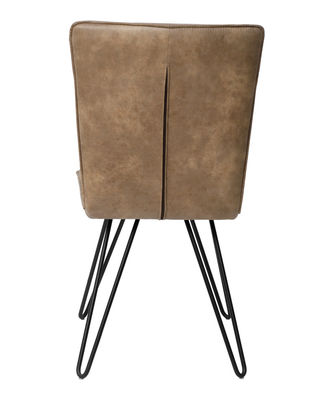 Elegant Design Modern Leather Side Chair Easy Cleaning For Restaurants