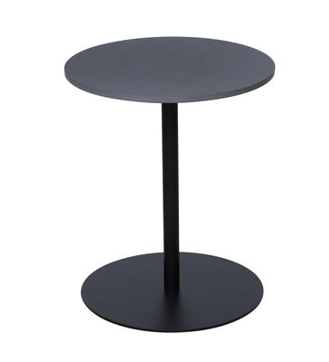 Highly Versatile Iron Frame Black Ceramic Side Table Easy To Assemble