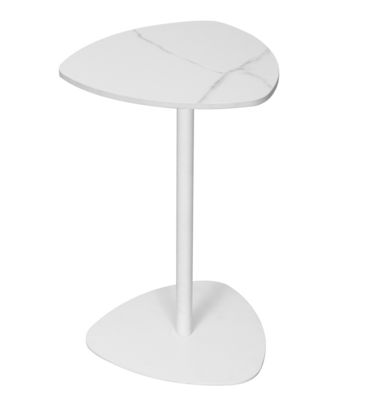 Functional Stable Structure Ceramic Material  Round Side Table For Home Use