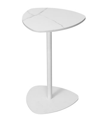 Functional Stable Structure Ceramic Material  Round Side Table For Home Use