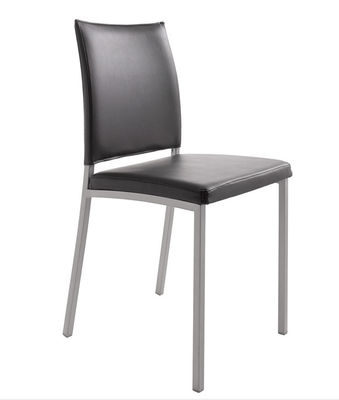 Indoor Use Comfortable Stylish Leather Dining Chairs Resistant To Dirt