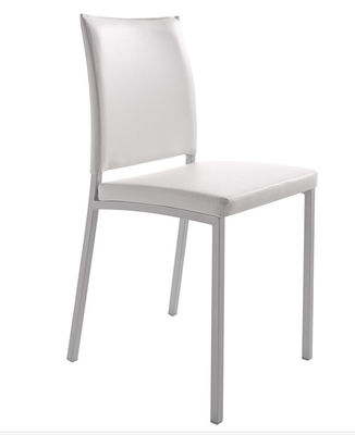 Indoor Use Comfortable Stylish Leather Dining Chairs Resistant To Dirt