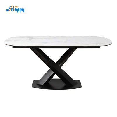 1700*900mm Modern Fixed type Ceramic Top Dining Table, Knock Down