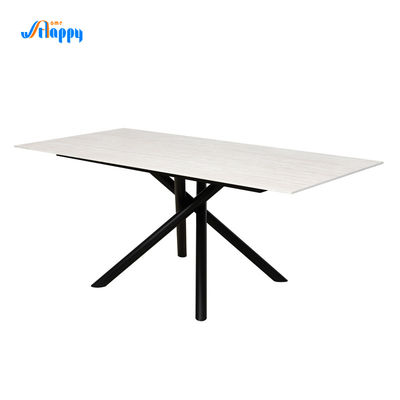 1800*900mm Modern Custom Fixed Ceramic top Dining Table, KD, for indoor usage