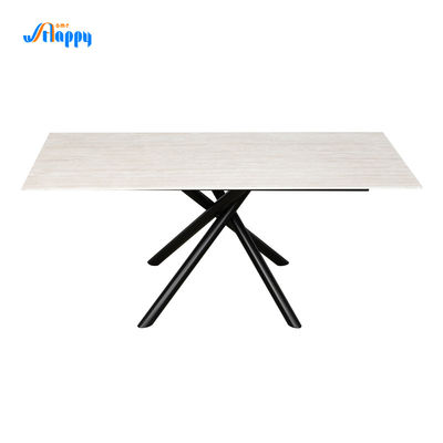 1800*900mm Modern Custom Fixed Ceramic top Dining Table, KD, for indoor usage
