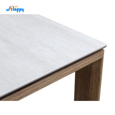 1500*800mm Modern besopke Ceramic top Dining Table, rta design, Fixed type