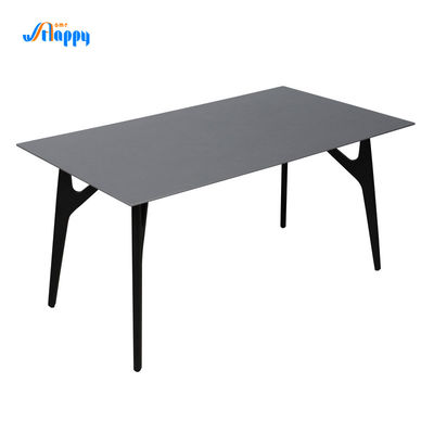 1500*850mm Modern customized Ceramic top Dining Table, knock-down, indoor type