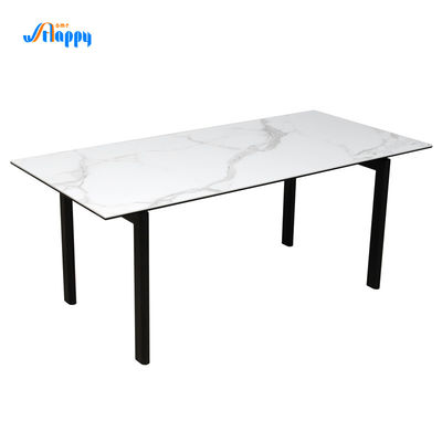 1800*850mm Modern custom Ceramic top Dining Table, knock-down, fixed type