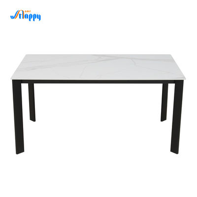 1500*850mm contemporary custom Ceramic top Dining Table, flat packed