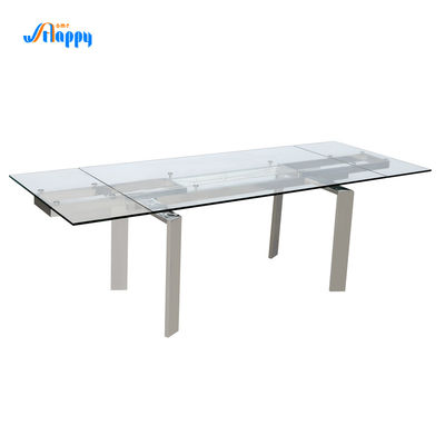 90cm Width Rectangular Extension Dining Table Easily Wiped Down With Modern Style