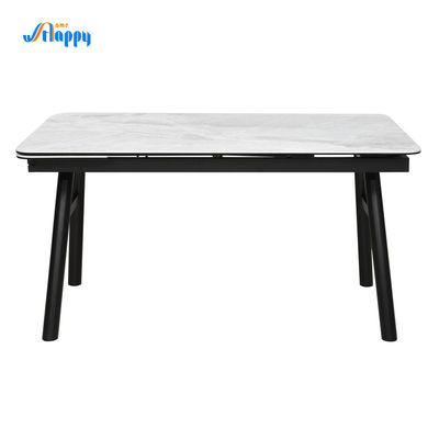 Scratch Resistant Extendable Kitchen Table Adjustable With 1700mm Length