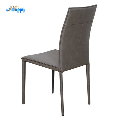 Contemporary Modern Leather Side Chair Customized For Dining Room Dc-7511