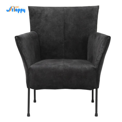 Contemporary Upholstered Accent Arm Chair Stable Structure With Metal Frame Dc-7383