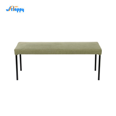 Iron Base Fashionable Living Room Bench Dc-7551 Comfortable with Upholstery