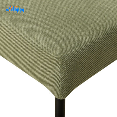 Modern Design Green Fabric Bench No Overturning With Metal Base Dc-7555