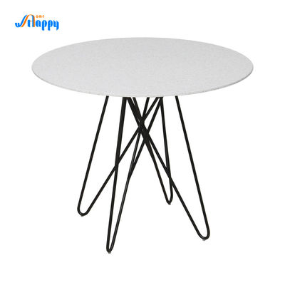 Diameter 900mm Modern Customized Ceramic Kitchen Tables, Knock-Down, Indoor Type DT-1024