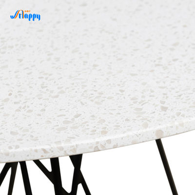 Diameter 900mm Modern Customized Ceramic Kitchen Tables, Knock-Down, Indoor Type DT-1024