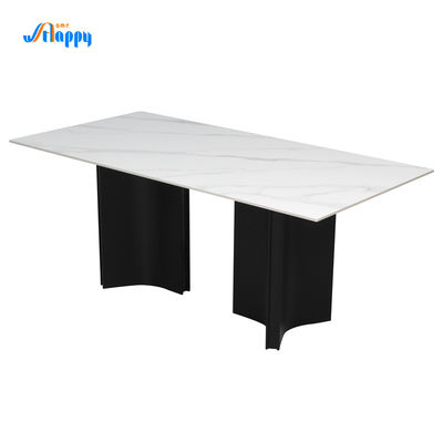 Aluminum Frame 1800mm Length Ceramic Kitchen Table Easy To Maintain
