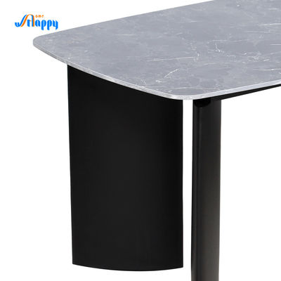 DT-1008 Non Porous Rectangle Dining Room Table 1750mm Length And Easy Cleaning