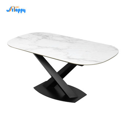 1700mm White Modern Rectangle Dining Table For Kitchen Use DT-1031