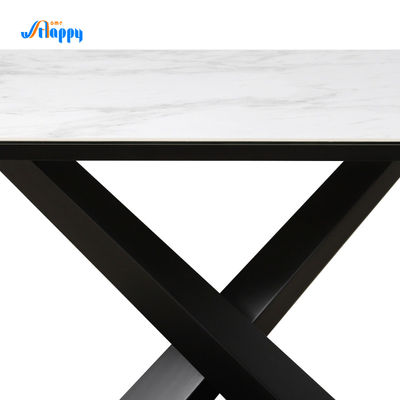 1700mm White Modern Rectangle Dining Table For Kitchen Use DT-1031