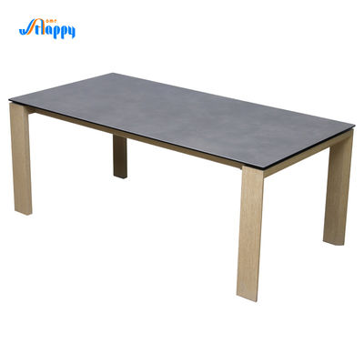 900mm Modern Ceramic Top Round Dining Table With Smooth Surface DT-1009-180
