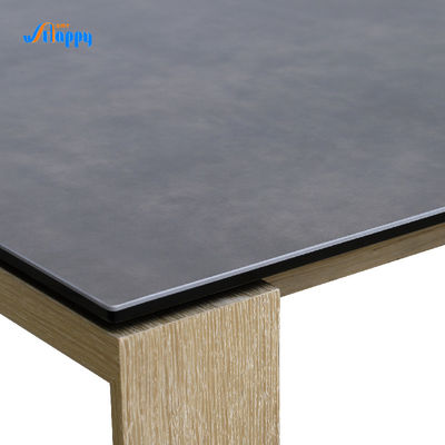 900mm Modern Ceramic Top Round Dining Table With Smooth Surface DT-1009-180