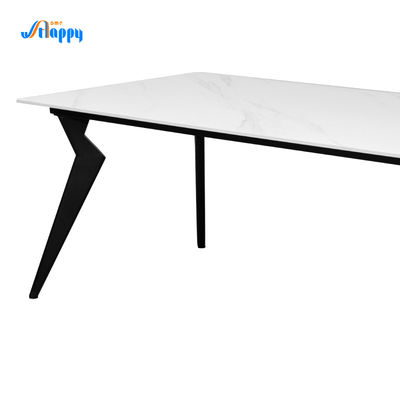 900mm Fashionable Ceramic Dining Room Table Easy Installation DT-1007