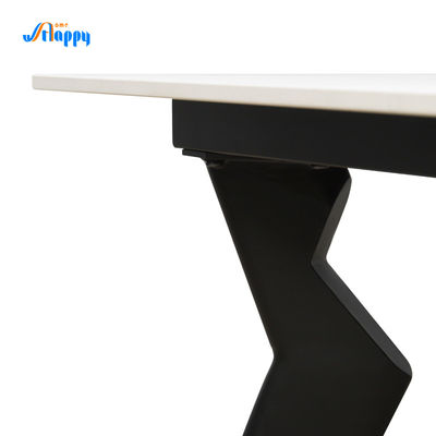 900mm Fashionable Ceramic Dining Room Table Easy Installation DT-1007