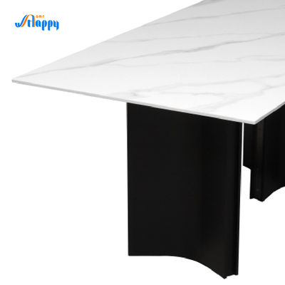 1800mm Modern Design Ceramic Top Dining Table DT-1019 With Flat Packed