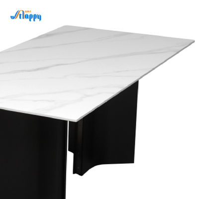 1800mm Modern Design Ceramic Top Dining Table DT-1019 With Flat Packed