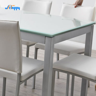 700mm Width Glass Extension Dining Table DT-914-110 with Modern Design