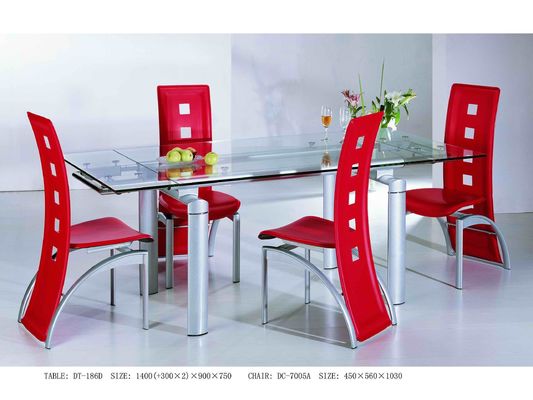 2000mm Length Modern Expandable Dining Room Table Knock Down Type DT-186D