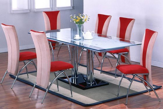 2m Modern Lifestyle Extendable Dining Table DT-809 Wear Resistant With Iron Frame