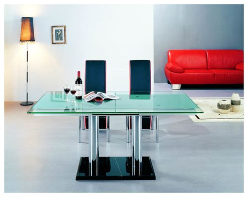 2m Modern Lifestyle Extendable Dining Table DT-809 Wear Resistant With Iron Frame