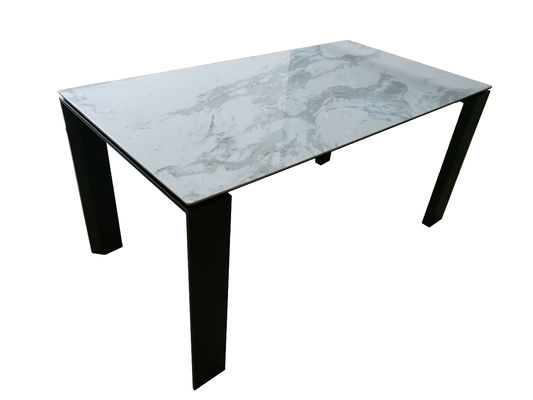 1500mm Customized Size Ceramic Top Dining Room Table Stain Resistant KD Furniture DT-999