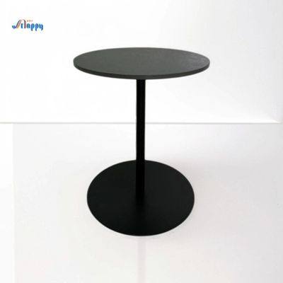 Ceramic Top Round End Table No Shaking with Metal Base For Dining Room CE-512