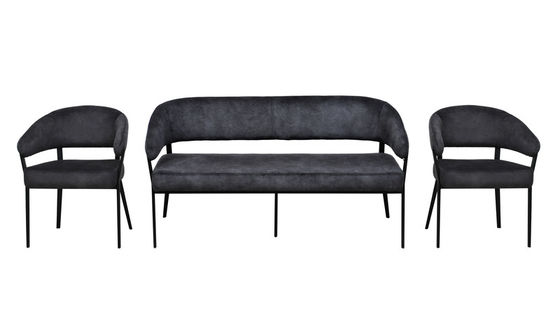 FUPENG Iron Frame Living Room Bench Contemporary Design Modern Leather Bench For Home Use