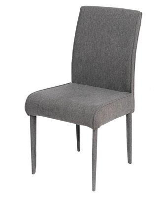 Modern Fabric Dining Chair with Iron Frame and Powder Coated Finish