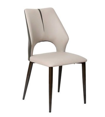 Modern PU Leather Dining Chair with Iron Frame
